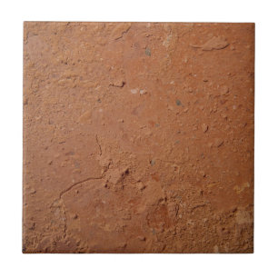 Terracotta red simple rustic  ceramic tile