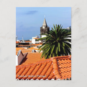 Terracotta Rooftops : Funchal, Madeira (Portugal) Postcard