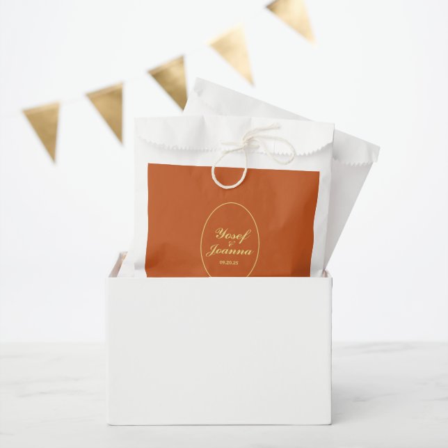 Terracotta Rose Favor Bag (Party)