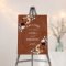 Terracotta Sage Burgundy Geometric Wedding Welcome