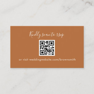 Terracotta Scan to RSVP enclosure cards