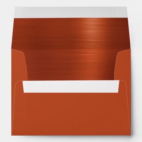 Terracotta Shimmer Ombre Envelope