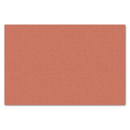 Terracotta Solid Color Tissue Paper