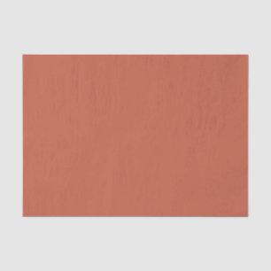 Terracotta Solid Color Tissue Paper