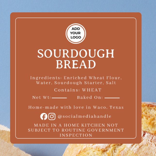 Terracotta Sourdough Ingredient Cottage Sticker (Creator Uploaded)