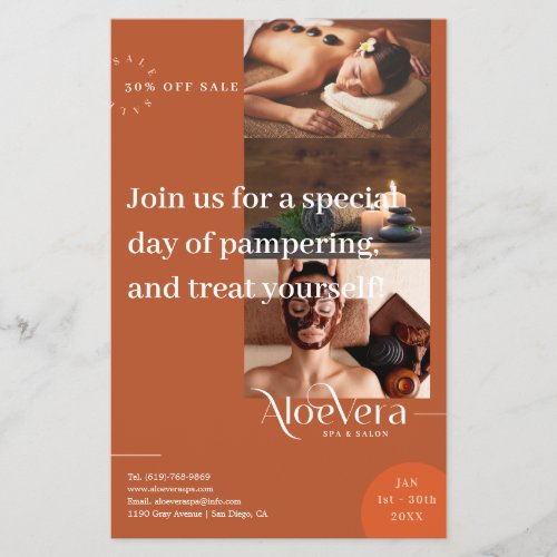 Terracotta Spa Massage Wellness Center Sale Flyer