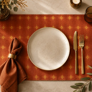 Terracotta Sunset Cloth Placemat