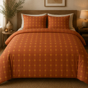 Terracotta Sunset Duvet Cover