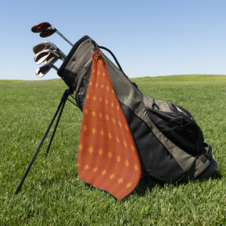Terracotta Sunset Golf Towel