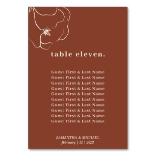 Terracotta Table Assignment Number