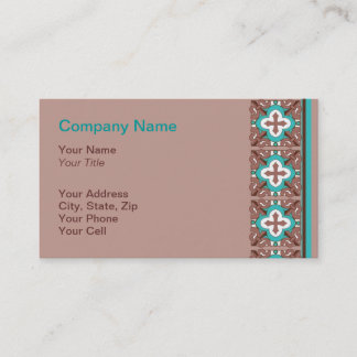 Terracotta Talavera Business Card Design