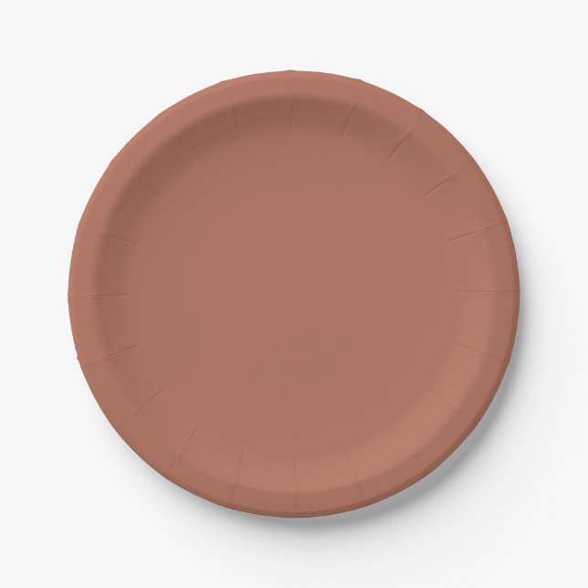 Terracotta Template Paper Plates (Front)