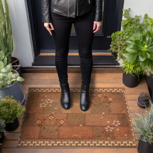 Terracotta Tiling Walter Crane Designs Doormat