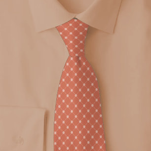 Terracotta Trellis Neck Tie