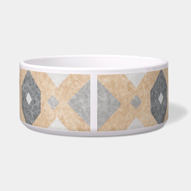 Terracotta Vintage Tiles Design Bowl (Back)