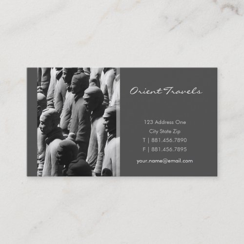 Terracotta Warriors Xian China Photography Photo Business Cards