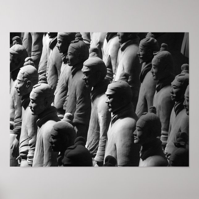 Terracotta Warriors Xian China Photography Photo Poster (Front)