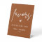 Terracotta Wedding Favors | Please Take One