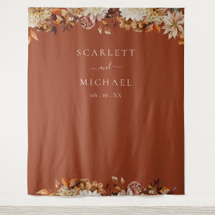 Terracotta Wedding Tapestry
