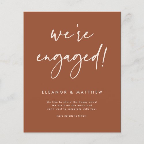 Terracotta Were Engaged Engagement Announcement