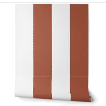 Terracotta Wide Cabana Stripe