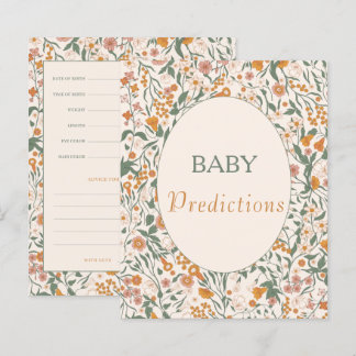 Terracotta Wildflower Baby Predictions Advice