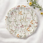 Terracotta Wildflower Boho Wedding In Bloom Garden Paper Plates<br><div class="desc">Celebrate your boho wedding with our Wildflower Boho Wedding In Bloom Garden Paper Plates. Adorned with a charming wildflower design, these plates bring a touch of natural beauty to your reception. The "In Bloom" theme infuses a sense of romance and free-spirited elegance into every detail. Delicate wildflowers grace the plates,...</div>