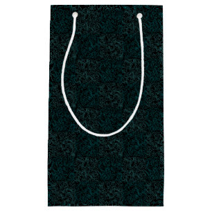 Terrain Pattern Green 01bx4.Black Small Gift Bag