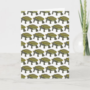 Terrapin (pattern white) - Greeting Card
