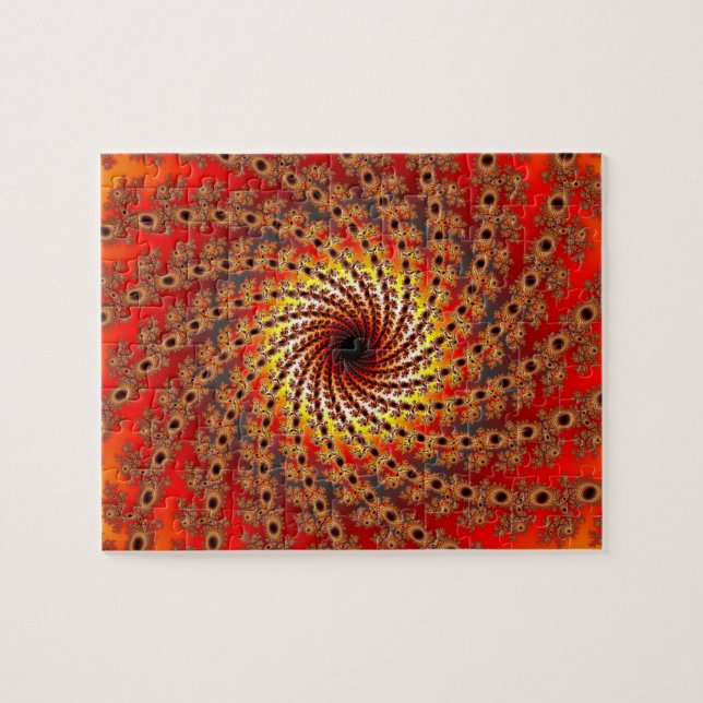 Terrapin Spin Fractal Art Jigsaw Puzzle (Horizontal)