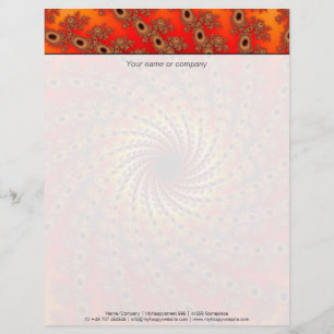 Terrapin Spin Fractal Art Letterhead