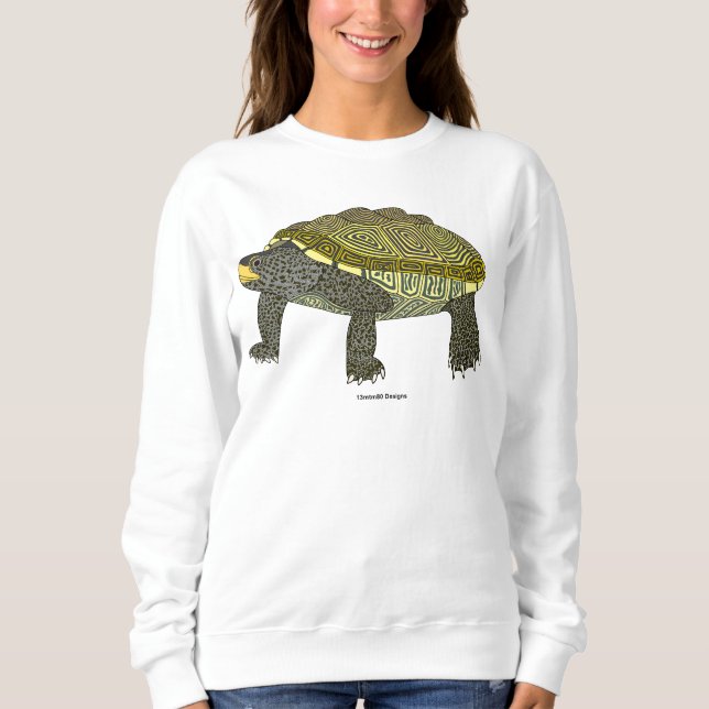 Terrapin (white) - Women's Sweatshirt (Front)