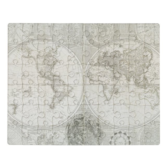 Terraqueous Globe by Samuel Dunn | 1787 Jigsaw Puzzle (Puzzle Horizontal)