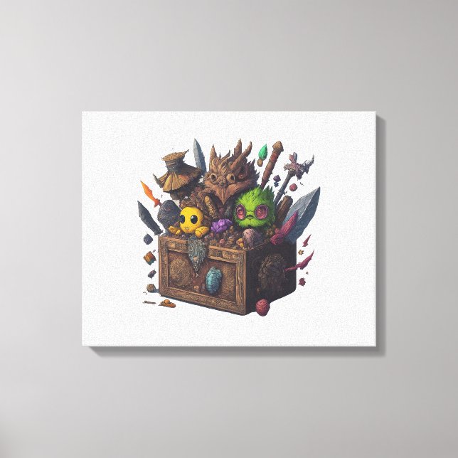 Terraria Merch Pack Canvas Print (Front)