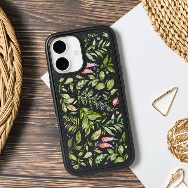 Terrarium Botanical Pattern Otterbox iPhone Case (Creator Uploaded)