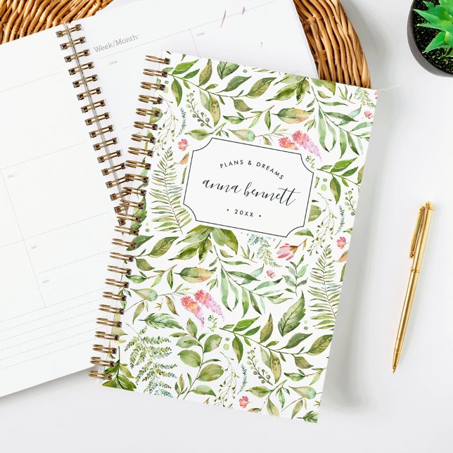Terrarium Botanical Personalized Planner (Creator Uploaded)