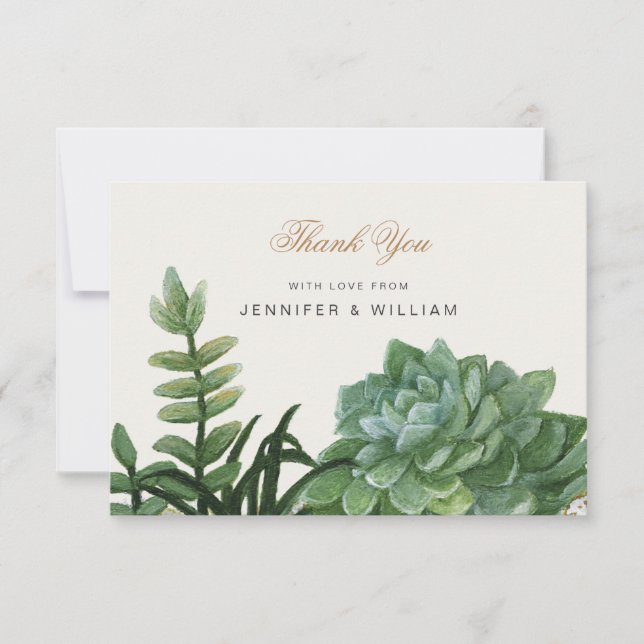 Terrarium / Thank You Card (Front)