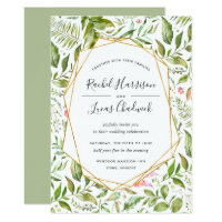 Terrarium Wedding Invitation