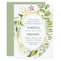 Terrarium Wedding Invitation