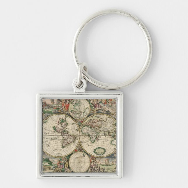 Terrarum Orbis Tabula Keychain (Front)