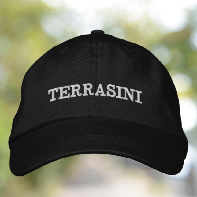 Terrasini Embroidered CYO Hat (Terrasini Embroidered Hat - Custom Italian Location)