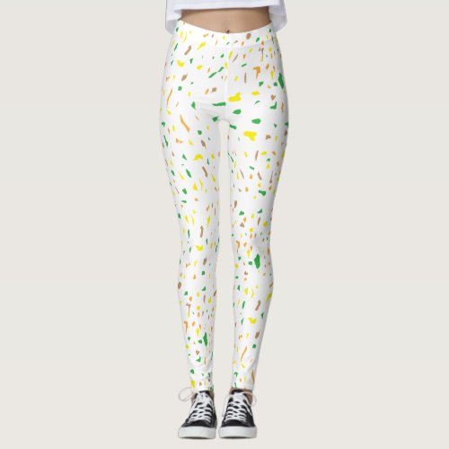 Terrazo Elegant Summer Leggings