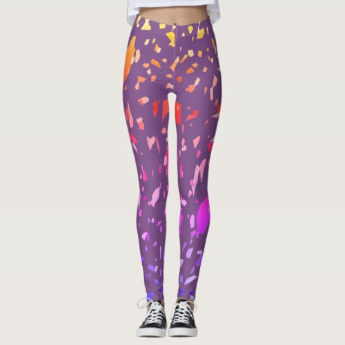 Terrazo Pieces Leggings