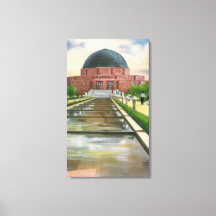 Terrazo Promenade View of Adler Planetarium Canvas Print