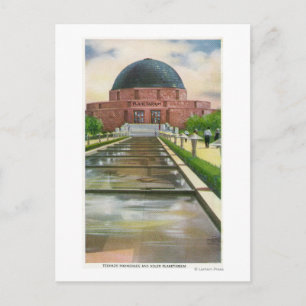 Terrazo Promenade View of Adler Planetarium Postcard