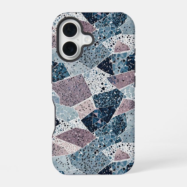 Terrazzo Abstract Design Iphone Case (Back)