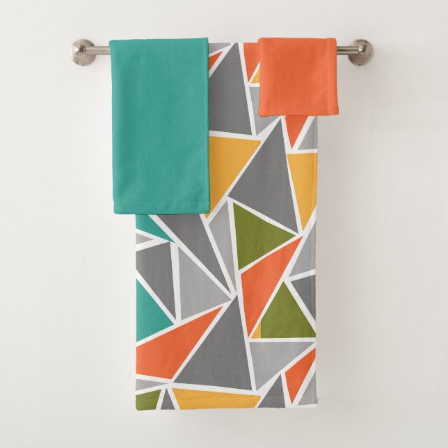 Terrazzo  bath towel set (Insitu)
