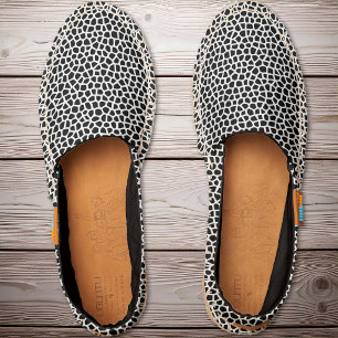 Terrazzo - Black on White Espadrilles