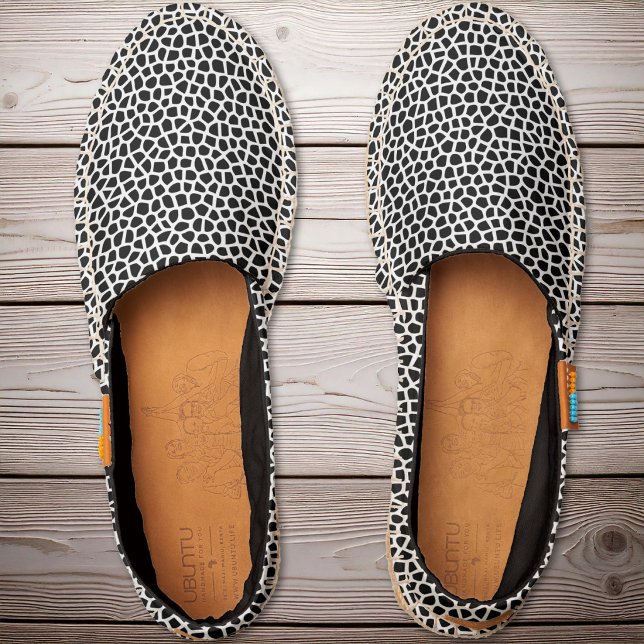 Terrazzo - Black on White Espadrilles (Terrazzo - Black on White Espadrilles)