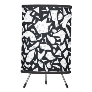Terrazzo Black & White #18 Tripod Lamp
